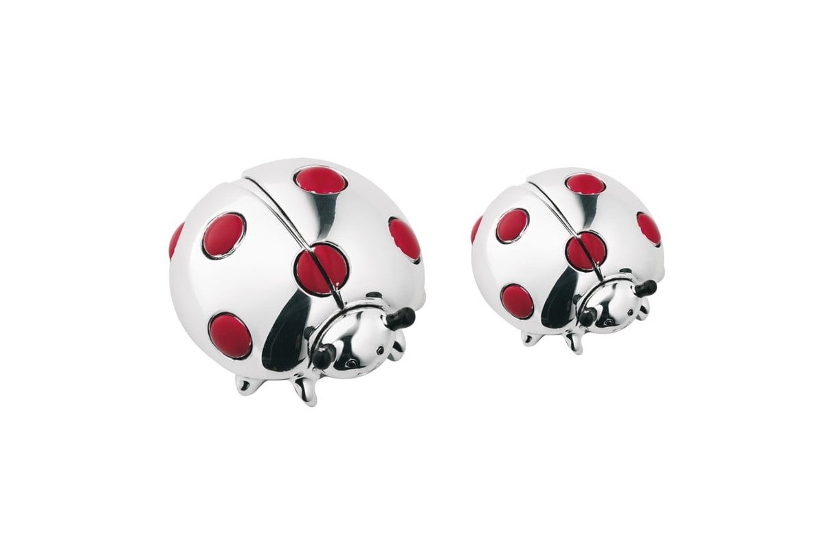 R17633R-R17634R-R17635R-2 Coccinelle Portafortuna Set 2 Pz - immagine 1
