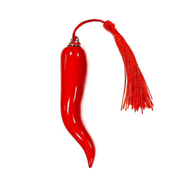 Corno Rosso Portafortuna con Nappetta