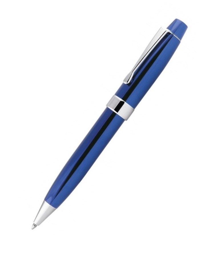 1733329530 (1) Penna in Metallo Lucido Blu - immagine 1