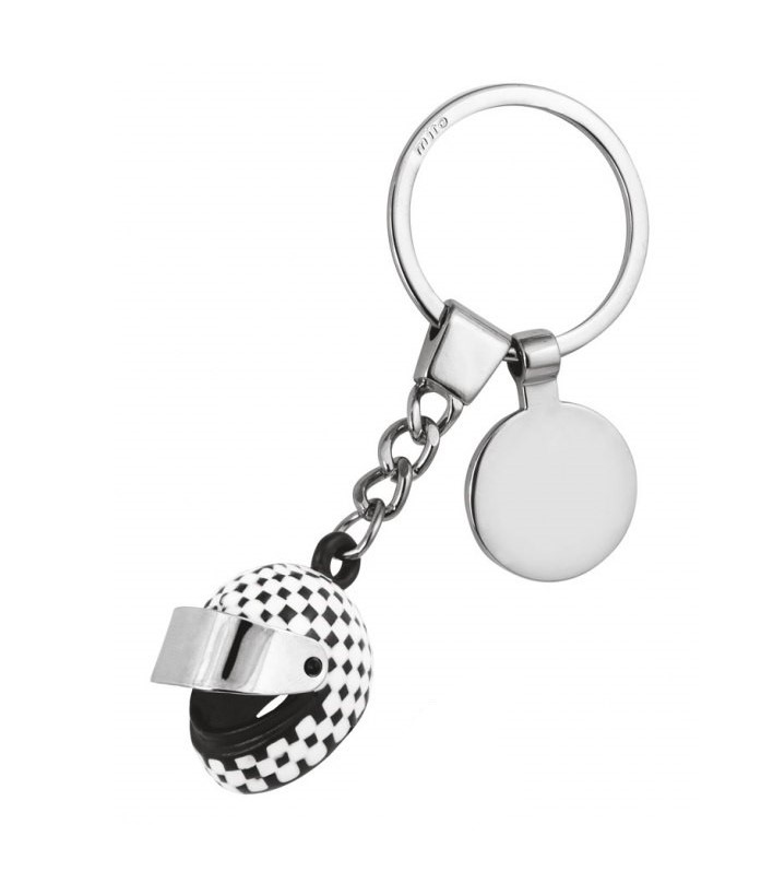7086_1 Portachiavi Casco a Scacchi - immagine 1
