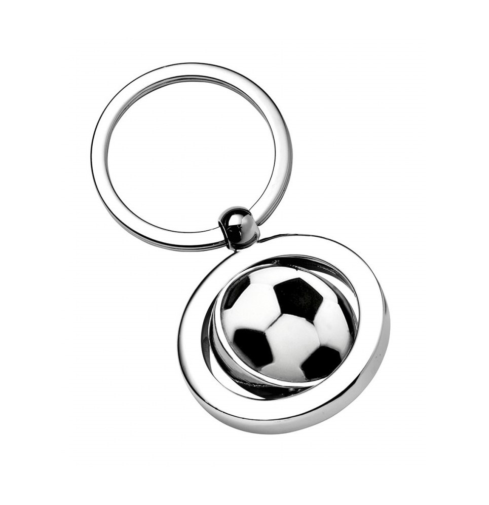 7963_1 Portachiavi Palla da Calcio Rotante - immagine 1