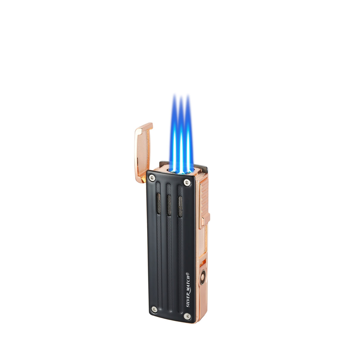 Accendino Silver-Match Lux 3 Jet-Flame Conf. 2 Pz - immagine 2